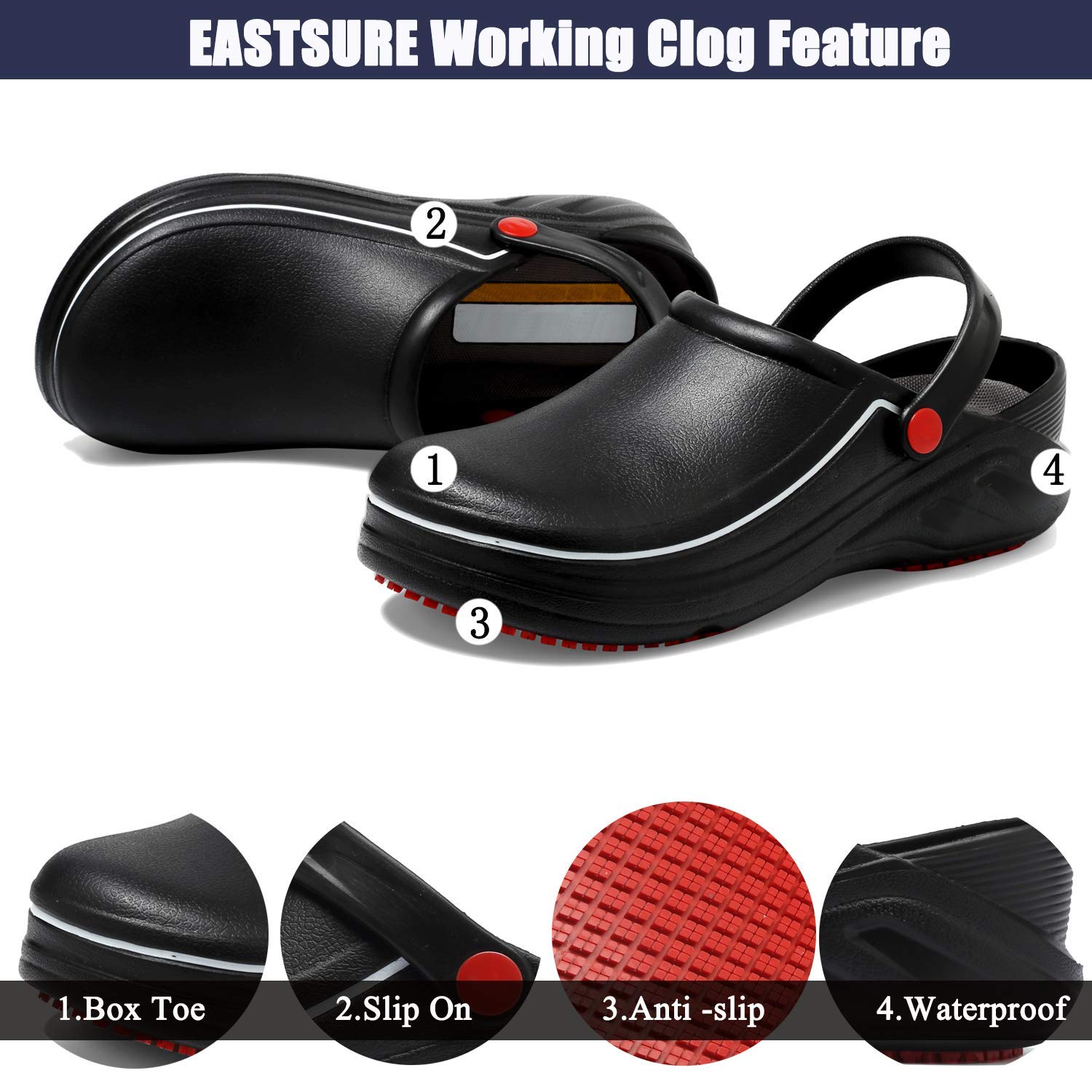 Fuqiao eva sapatos de chef de  - Kitchen Gadgets For Men avaliação e preço