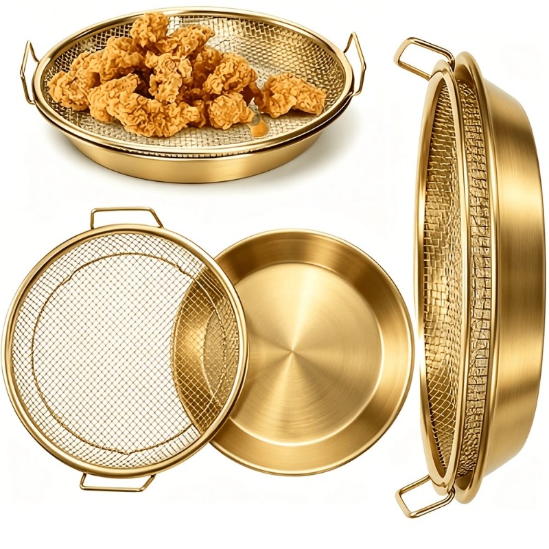 Cesto de Malha Dourado Reforça - Kitchen Gadgets Gold avaliação e preço
