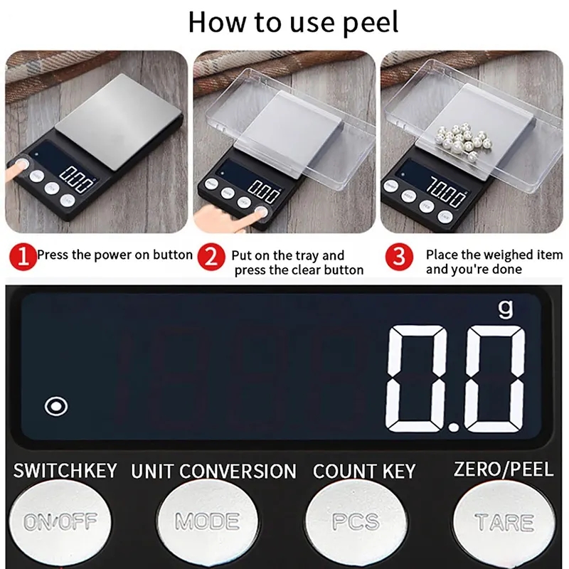 Balança Digital de Precisão 0. - Kitchen Gadgets Gold avaliação e preço