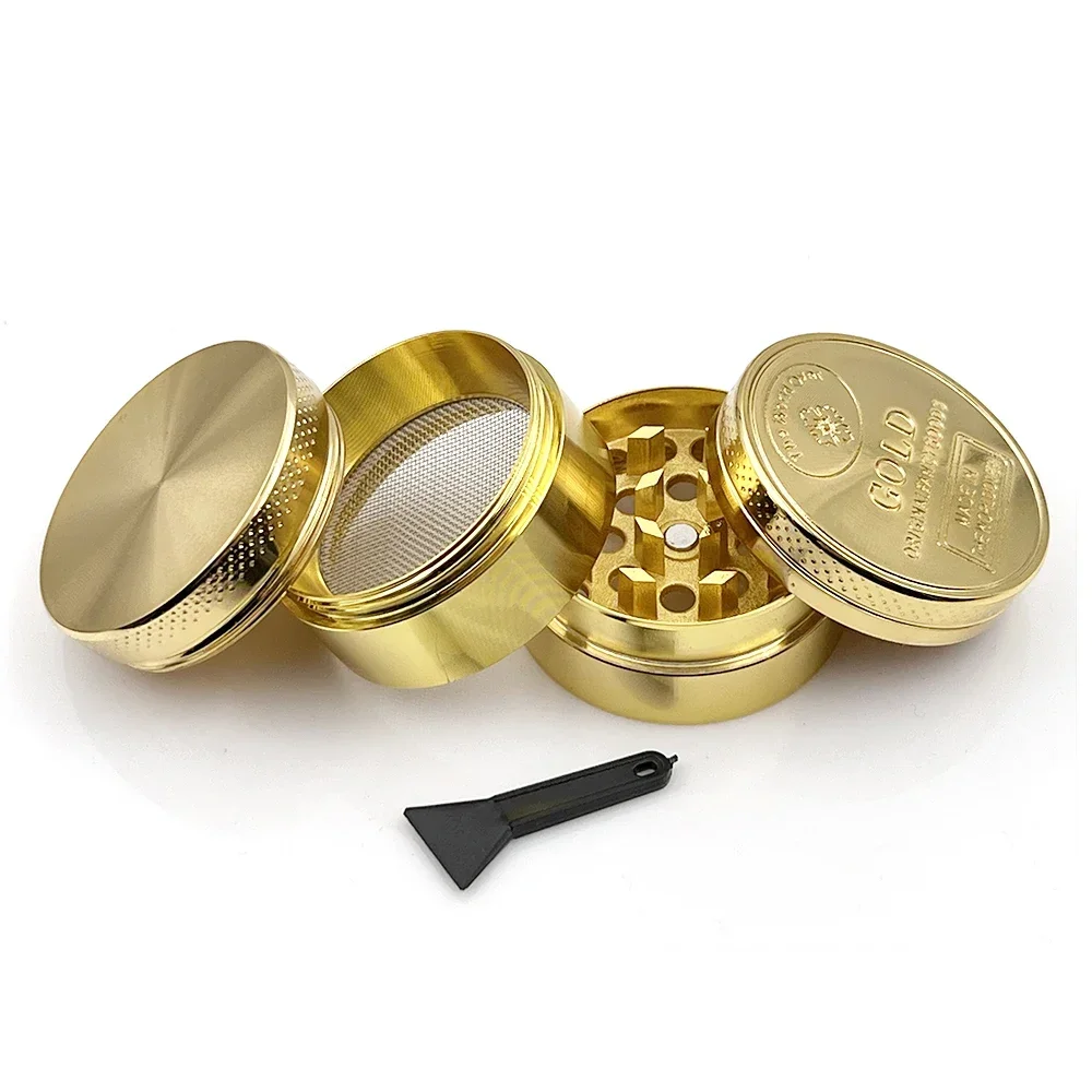 Moedor de ervas 3/4 peças liga - Kitchen Gadgets Gold avaliação e preço