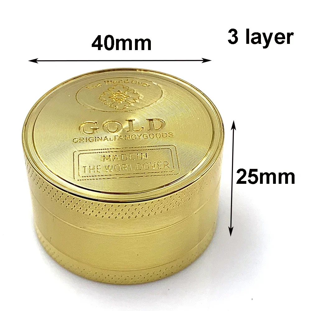 Moedor de ervas 3/4 peças liga - Kitchen Gadgets Gold avaliação e preço