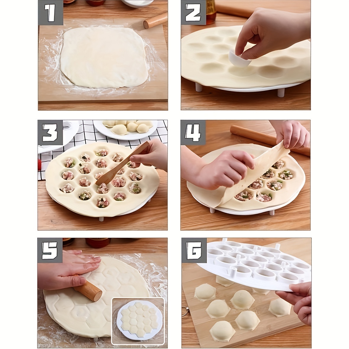 1pc-molde de bolinhos chineses - Kitchen Gadgets Dumpling Maker avaliação e preço