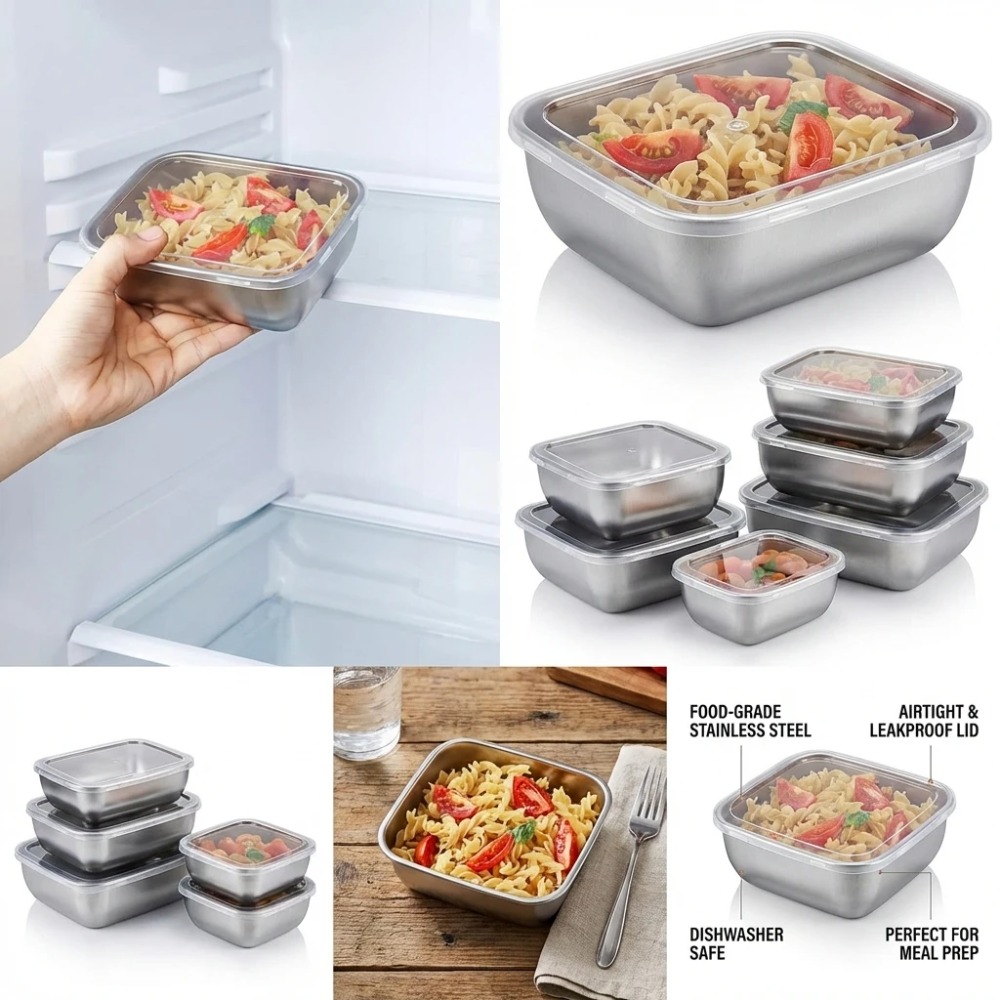 Conjunto de 6 Recipientes de A - Kitchen Gadgets Organizer avaliação e preço