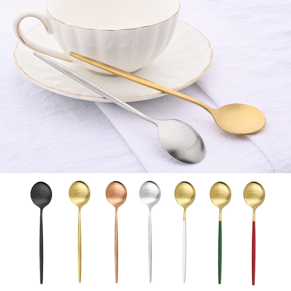 6 pçs pequeno matte colher chá - Kitchen Gadgets Gold avaliação e preço