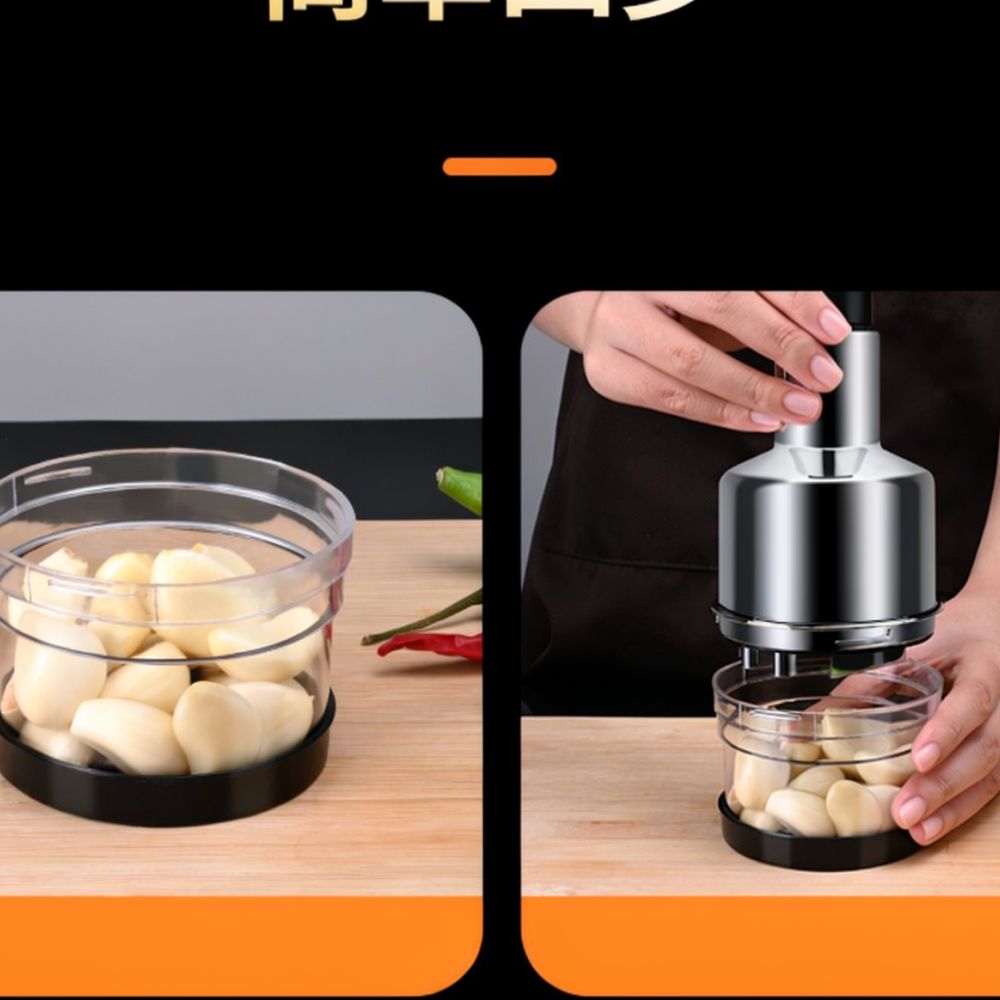 Espremedor de alho em aço inox - Kitchen Helper Gadgets avaliação e preço