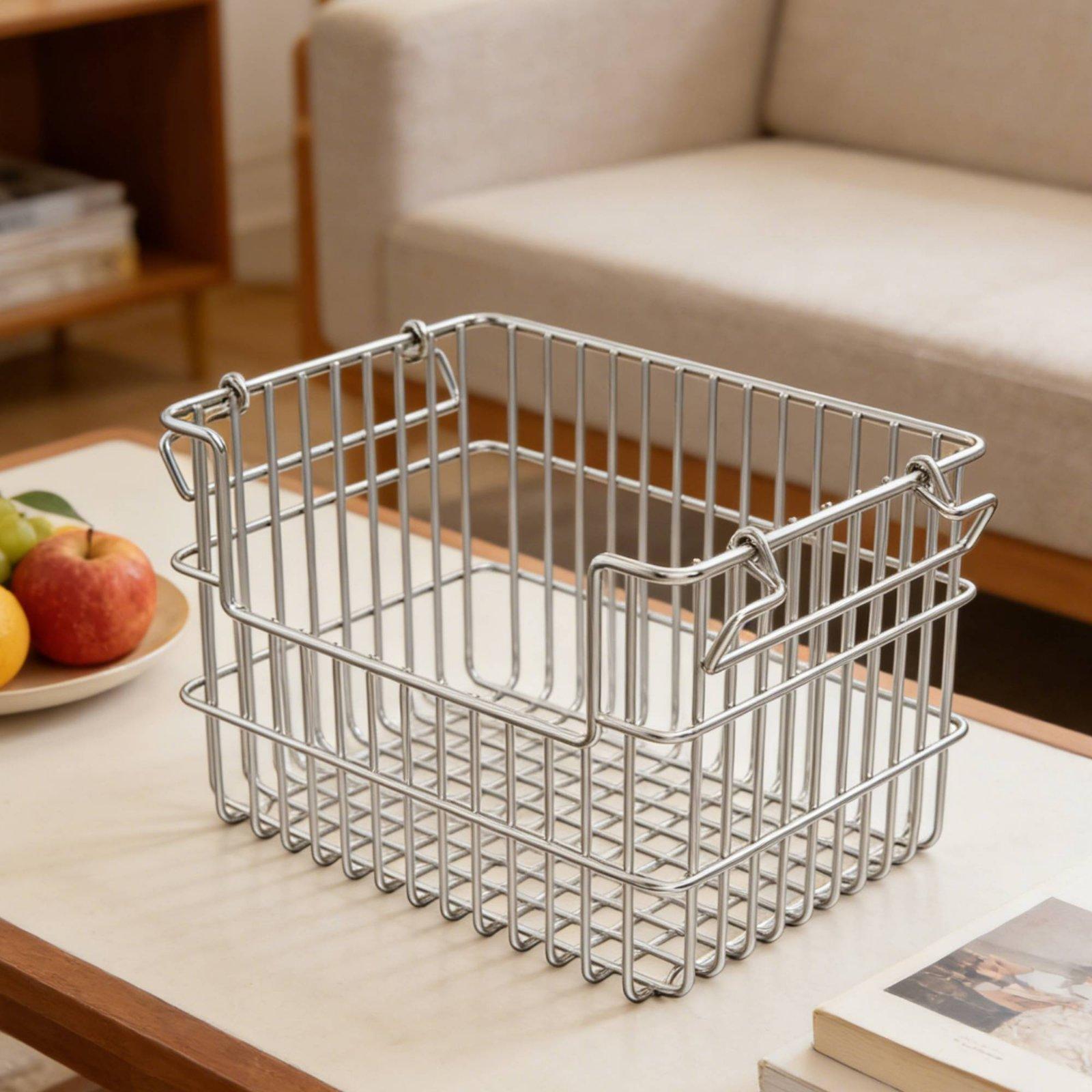 Cesto Organizador de Aço Inoxi - Kitchen Gadgets Organizer avaliação e preço